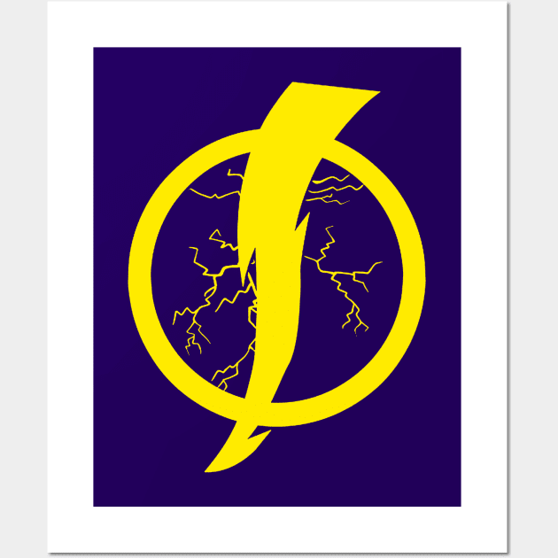 Static Shock Logo Wall Art by bagasarman